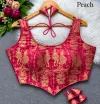 Tew Heavy Jari Banarasi Fabric Fancy Blouses